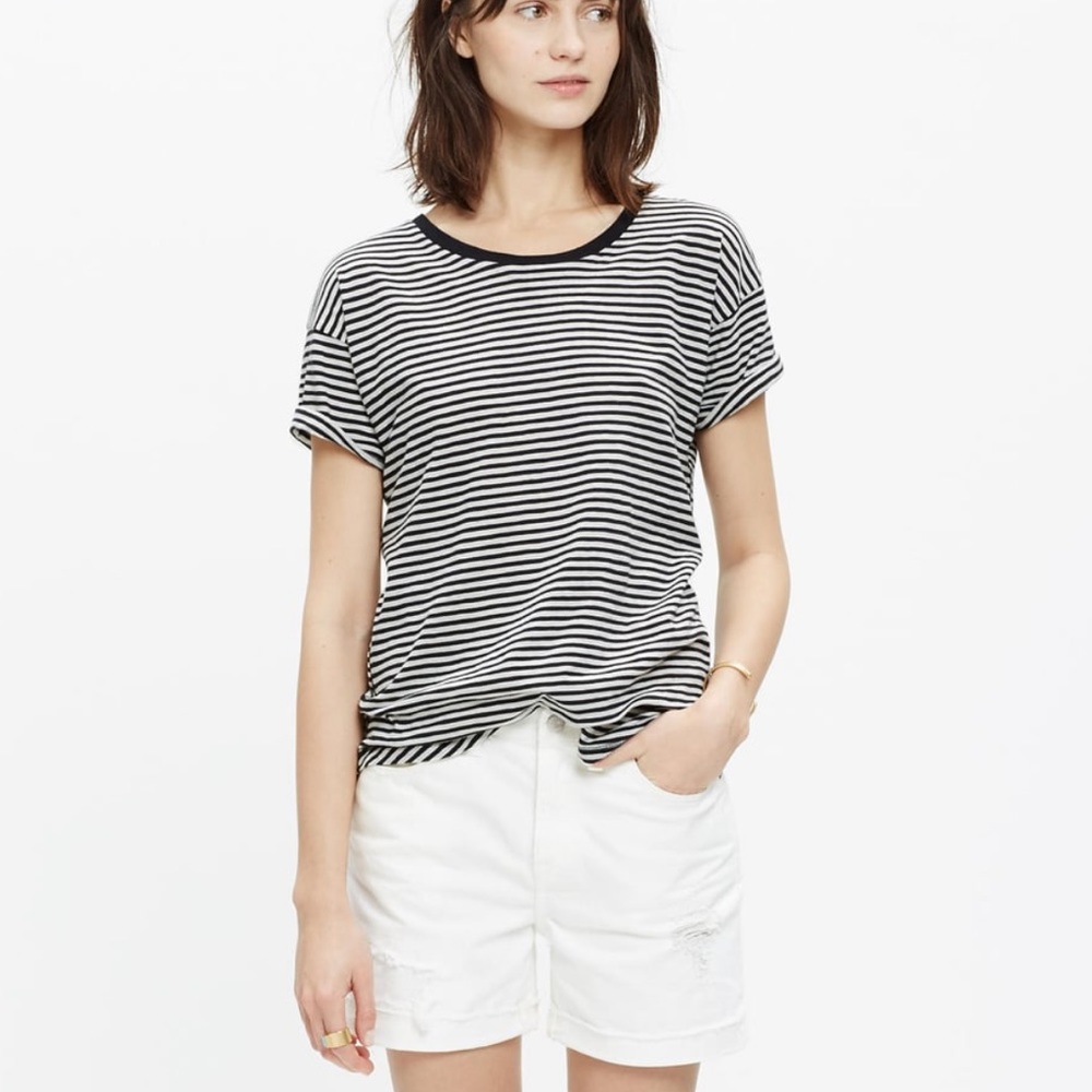 |•Madewell•| NWT Slub Tee Crew Neck